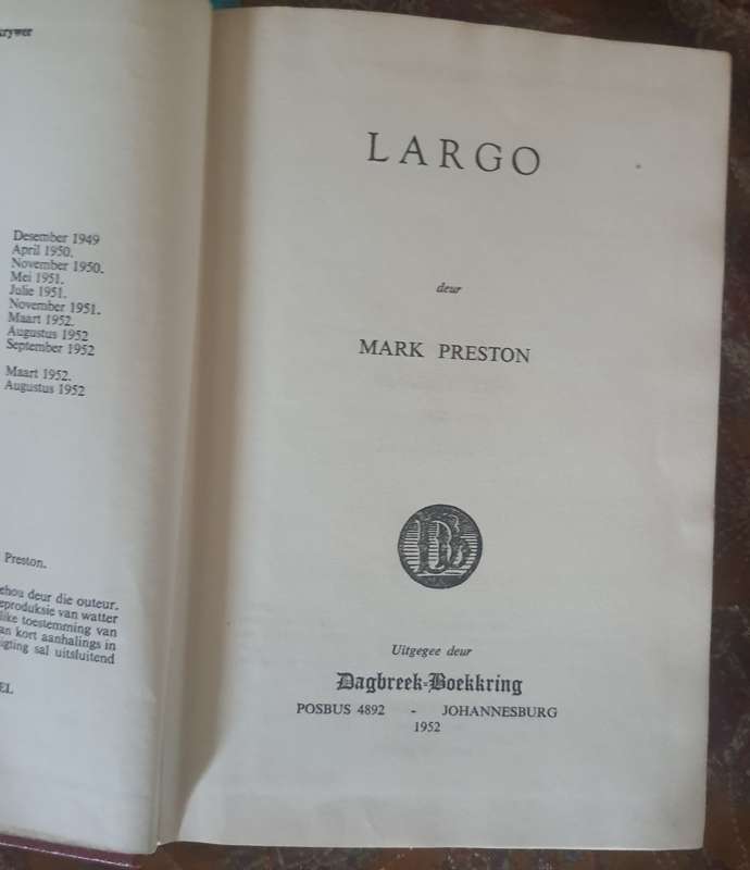 Mark Preston - Largo